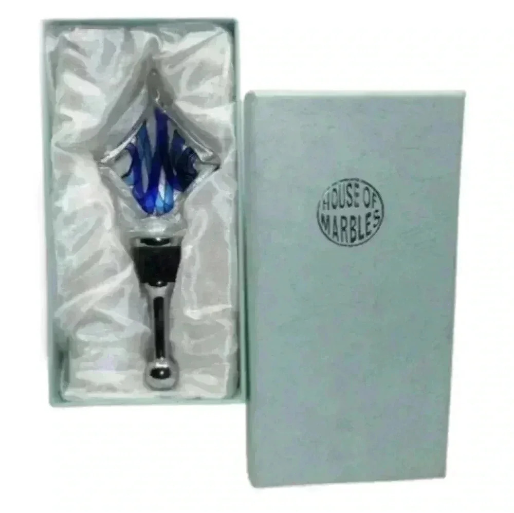 House Of Marbles art glass stopper in box